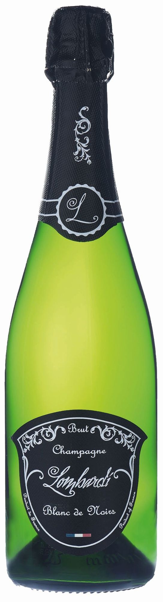 Champagne Lombardi Blanc de Noirs Brut Champagner, 0,75Ltr