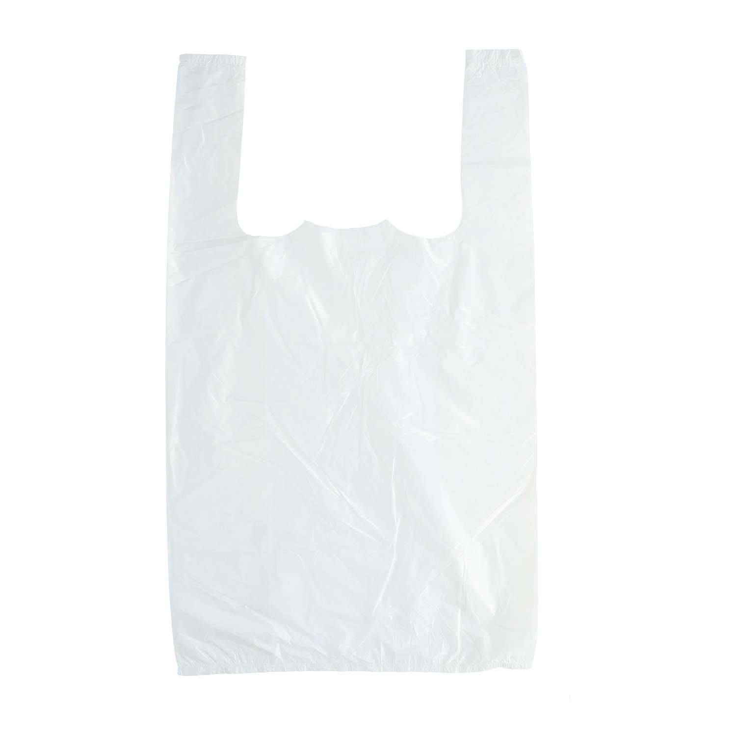 Hemdchentragetaschen weiß aus HDPE 100Stk
