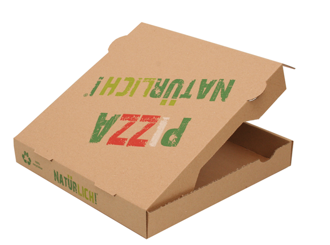 Pizza-Karton Natürlich